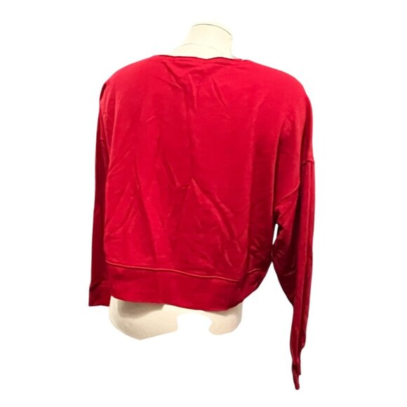 Champion Moisture Wicking Standard Fit Long Sleeve Cropped Oversized Sweatshirt - Picture 7 of 9